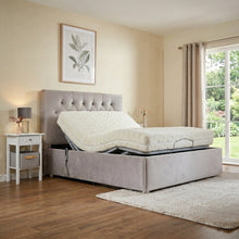 The Deluxe Adjustable Bed frame With Adjustable Wooden Slats | Memory Foam Mattress
