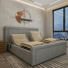 The Liana Adjustable Bed frame With Adjustable Wooden Slats | Memory Foam Mattress