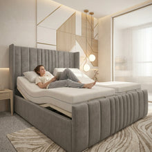 The Manhattan Adjustable Bed frame With Adjustable Wooden Slats | Memory Foam Mattress (Copy)