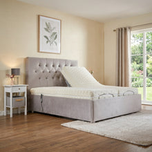 The Deluxe Adjustable Bed frame With Adjustable Wooden Slats | Memory Foam Mattress