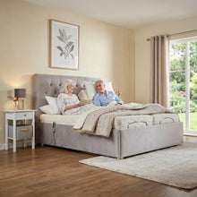 The Deluxe Adjustable Bed frame With Adjustable Wooden Slats | Memory Foam Mattress