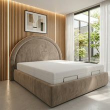 The Ripley Adjustable Bed frame With Adjustable Wooden Slats | Memory Foam Mattress