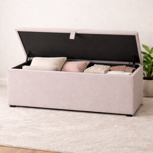 Saxton Ottoman Blanket Storage Box