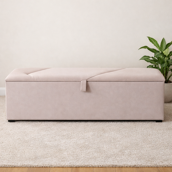 Saxton Ottoman Blanket Storage Box