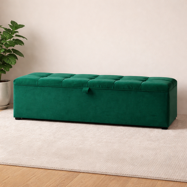 Cube Ottoman Blanket Storage Box