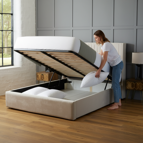 Monaco Winged Ottoman Bed Frame