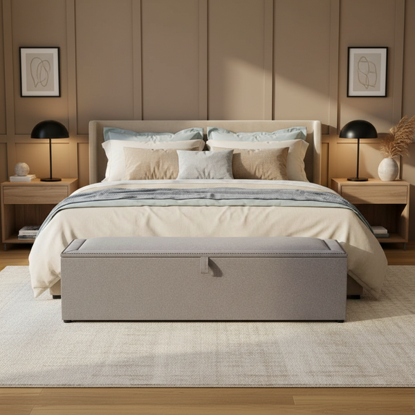 Monza Ottoman Blanket Storage Box