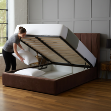 Lexi Winged Ottoman Bed Frame