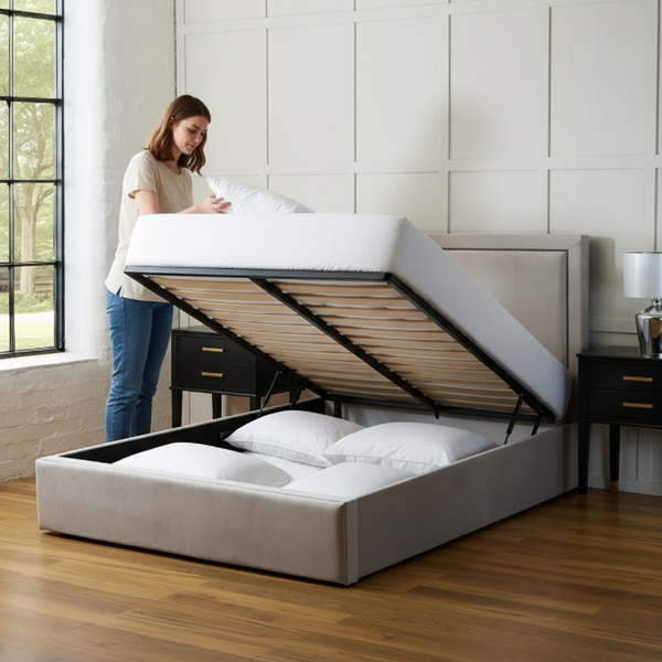 Lola Modern Ottoman Bed Frame