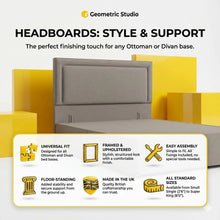 Cube Traditional Upholstered Headboard